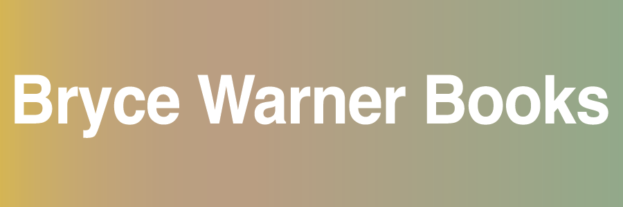 Bryce Warner Books Gradient Logo Sticker